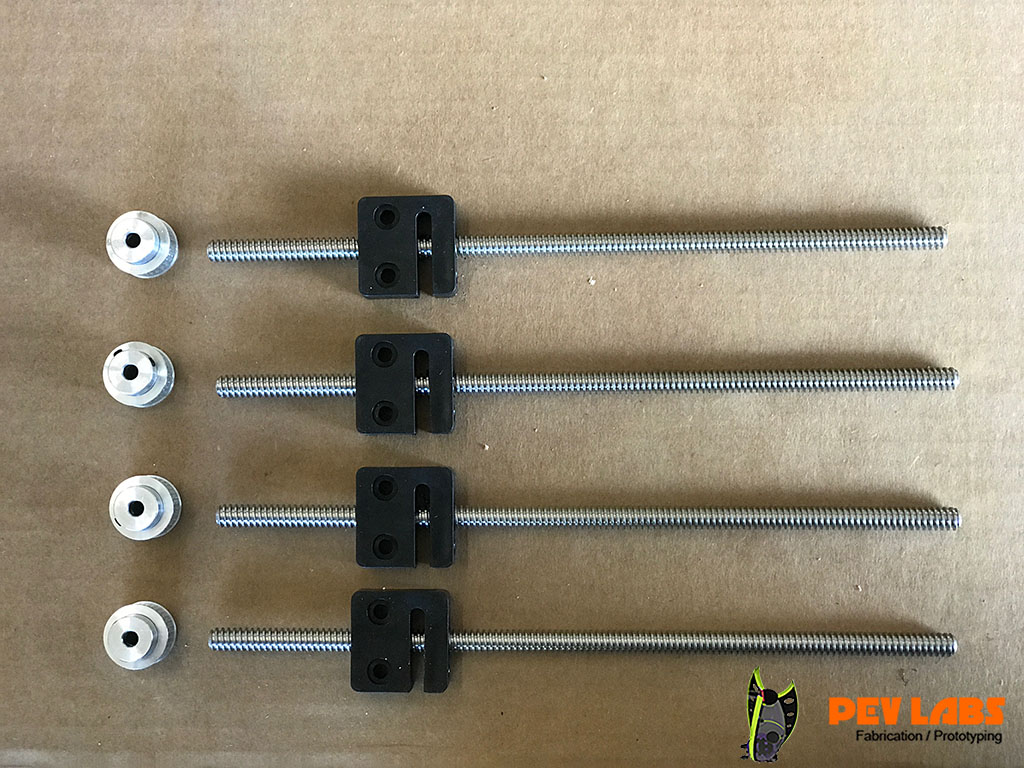 Toothed Pulley Leadscrew Nut Block Toothed Pulley Leadscrew Nut Block