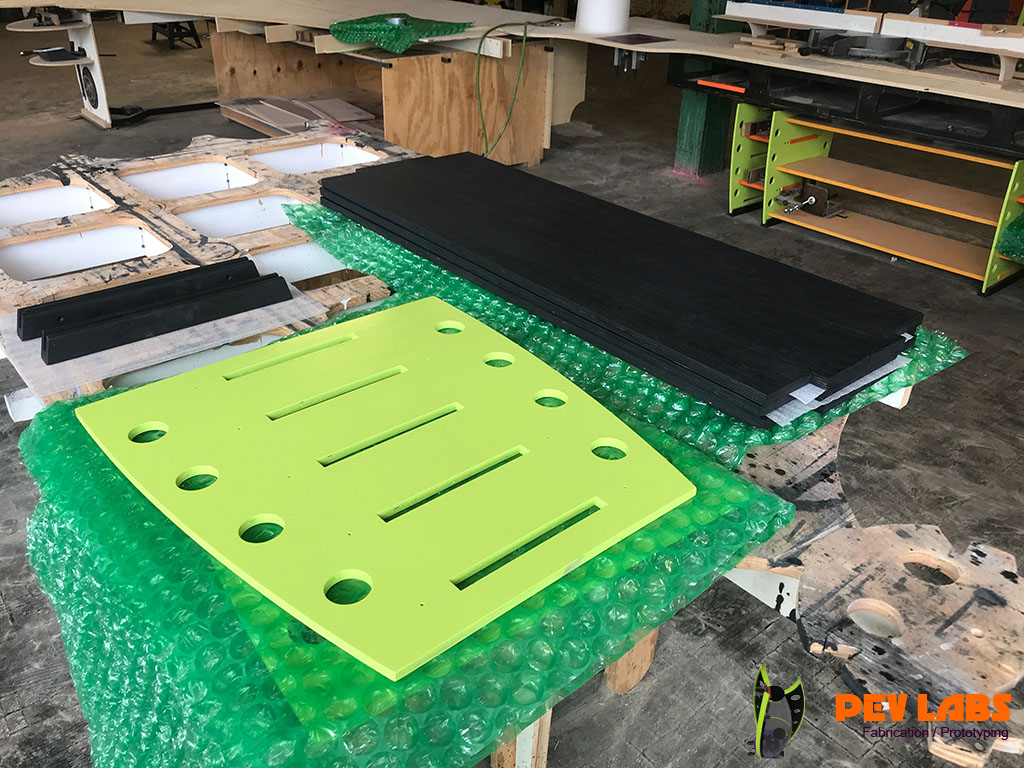 Milled and Painted Flat-pack Parts Milled and Painted Flat-pack Parts