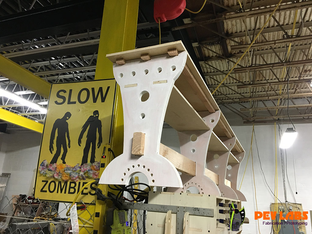 PEV Labs for Flat Pack Designed Counter, Work Area with Shelf in Waynesboro Virginia