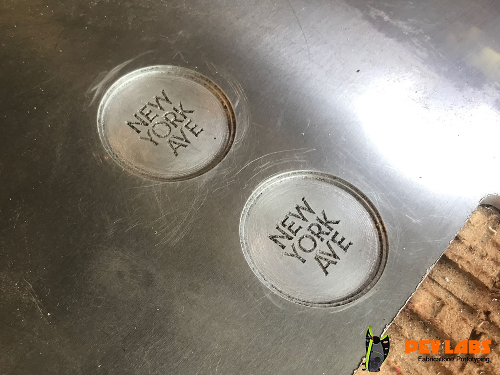 CNC Milled Metal Logos CNC Milled Metal Logos