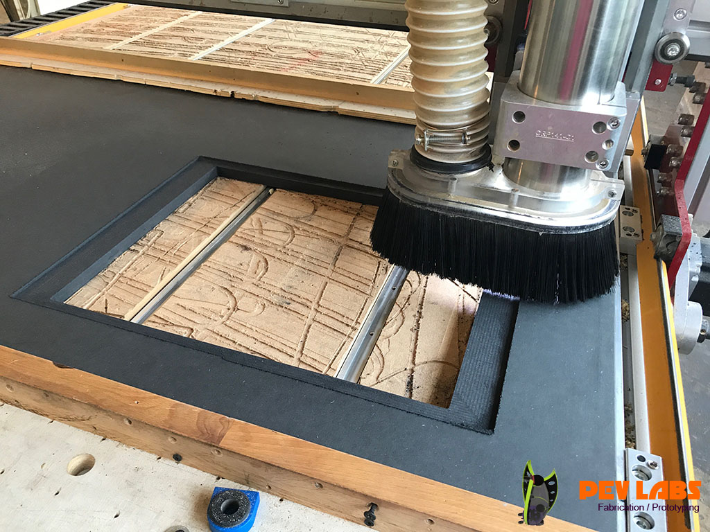 Milling Black MDF Milling Black MDF