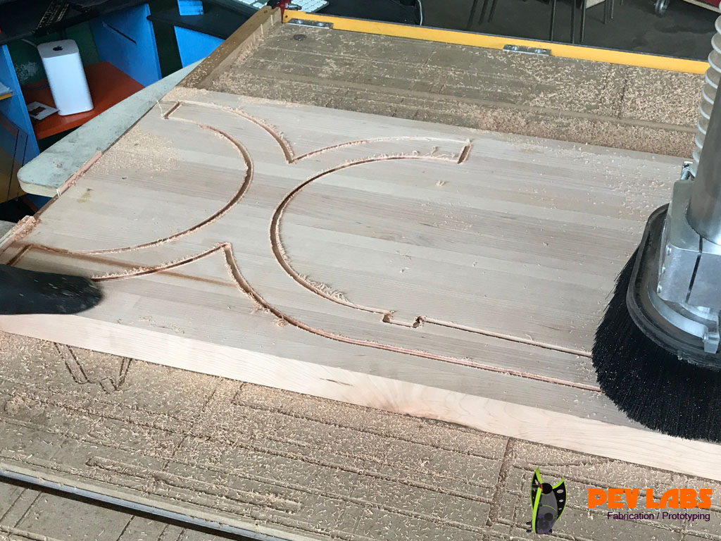 Milling Furniture Wood with CNC